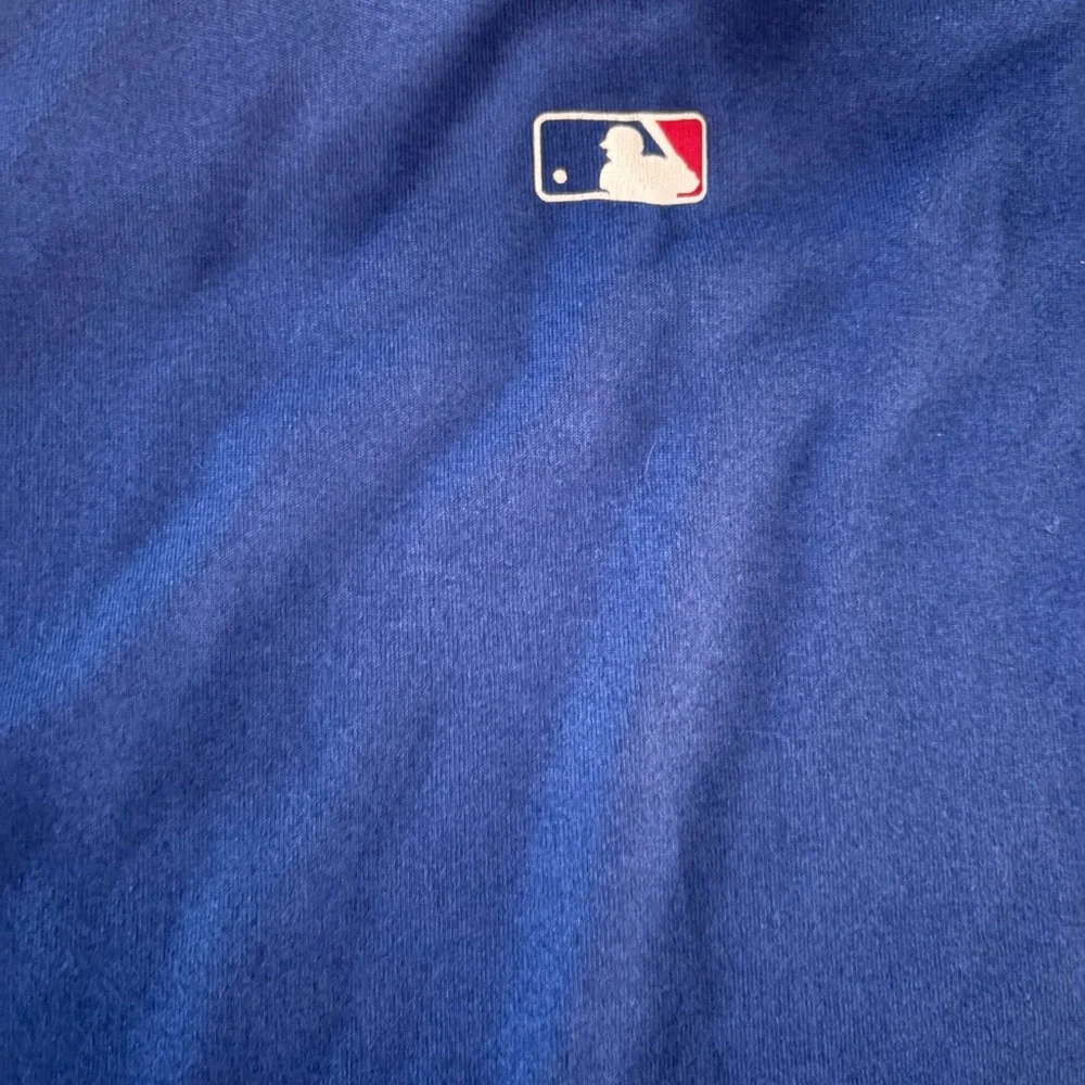 Chicago Cubs Nike Dri Fit T Shirt Mens Large Blue MLB Baseball Performance Tee - Picture 5 of 6